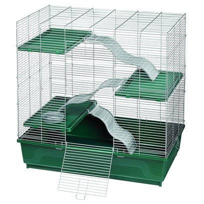Rat Cage Extra Tall Ideal for Ferret Gerbil 3 Levels Hammock Snap Lock Doors